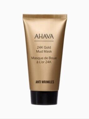 AHAVA 24K Gold Mud Mask Anti Wrinkles, 50 Ml, New